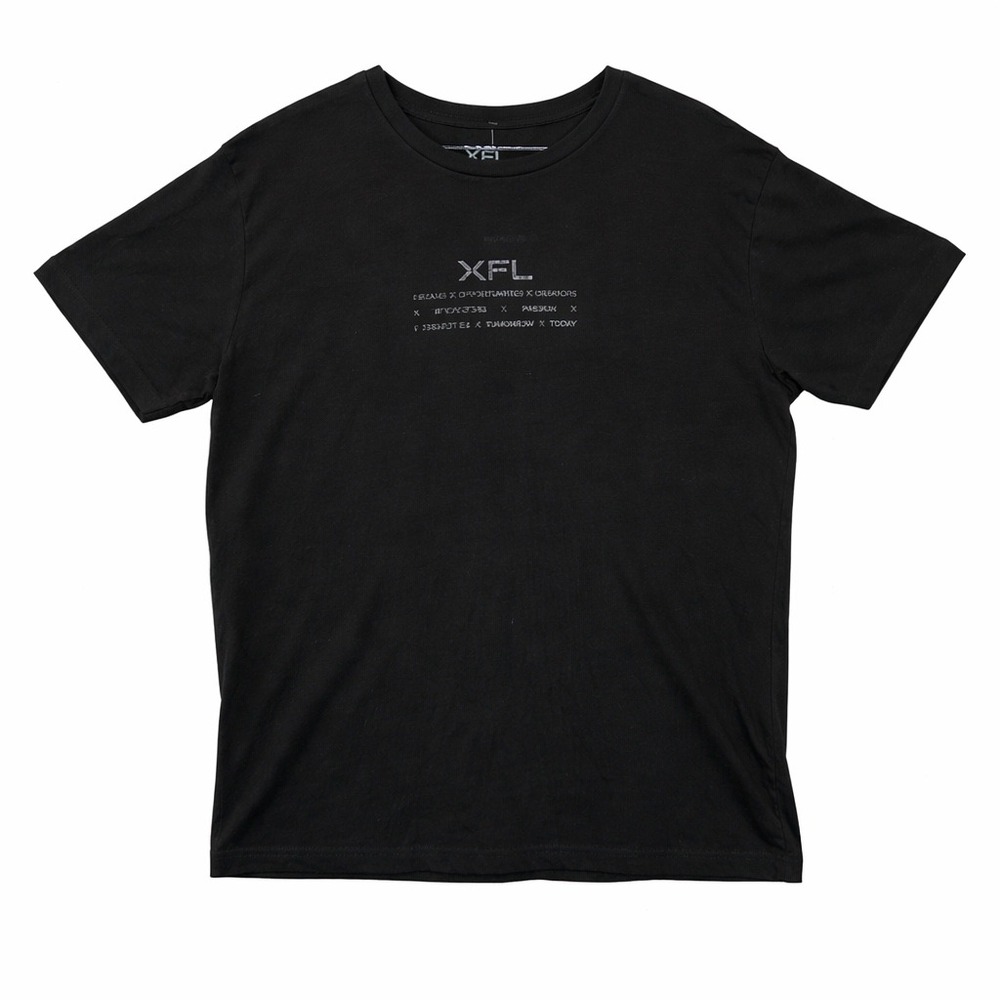 XFL 54 Dreams‎ and Opportunities T-Shirt Mens XL Black NEW Official Merchandise